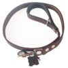 Hundeleine Leder 1m 2-farbig braun-schwarz Hauptbild