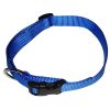 Nylon-Hundehalsband stufenlos verstellbar blau 38cm bis 55 cm Hauptbild