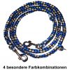 Hundeleine große Hunde geflochten 2m 3-fach verstellbar