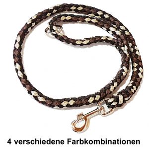 Hundeleine große Hunde geflochten 1m verschiedene Farben